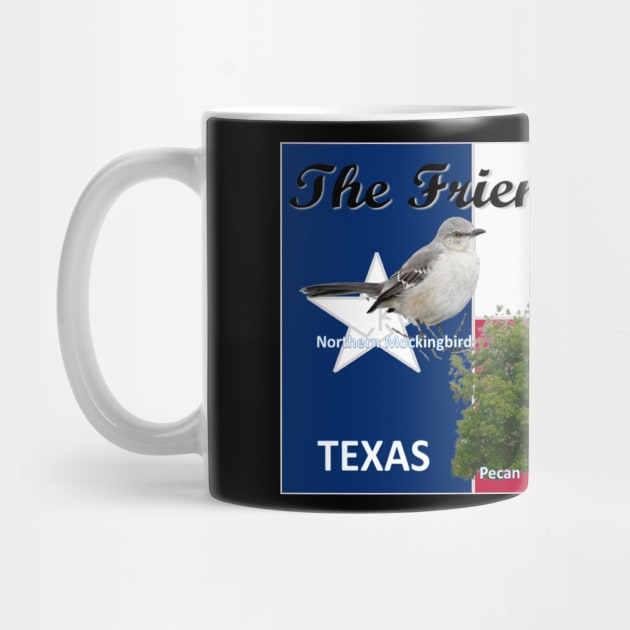 Texas State Flag with Texas Symbols for your Tee Shirt by Battlefoxx Living Earth